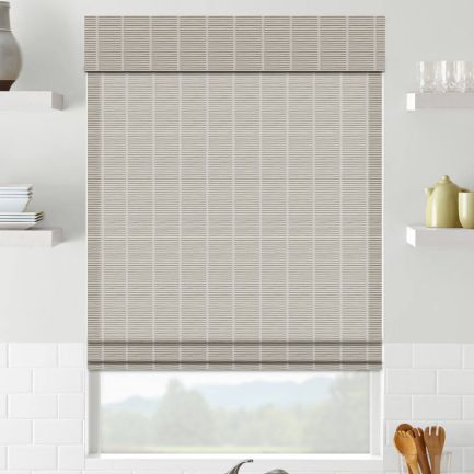 Stores en bois tissé/bambou sans cordon avantage