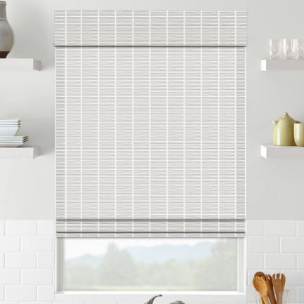 Stores en bois tissé/bambou sans cordon avantage