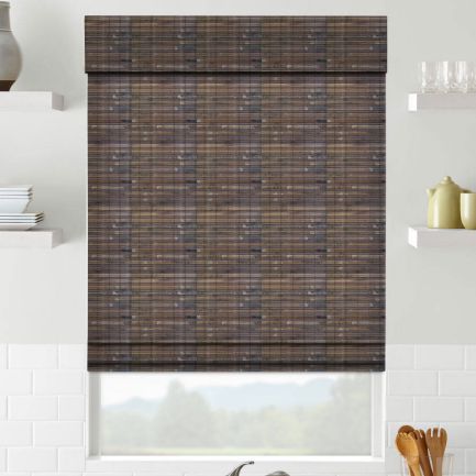Stores en bois tissé/bambou sans cordon avantage