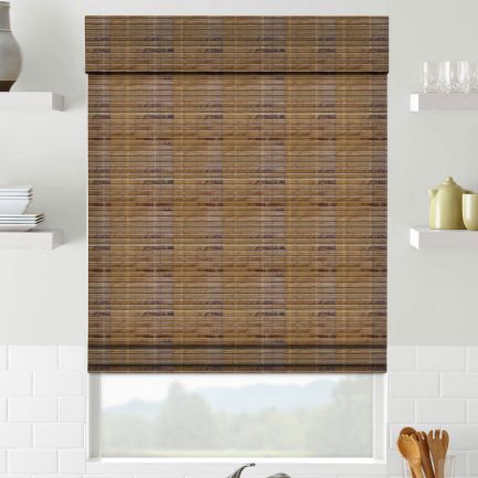 Stores en bois tissé/bambou sans cordon avantage
