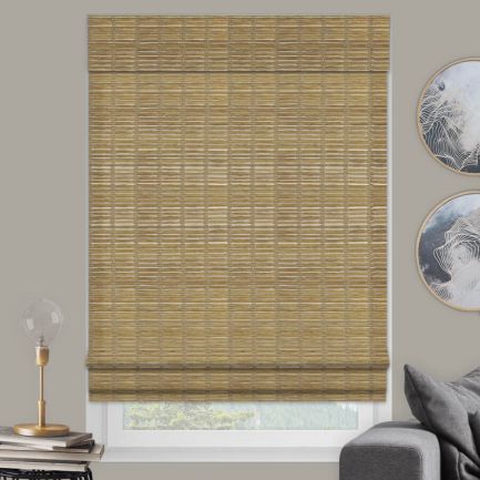 Stores en bois tissé îles décorateur