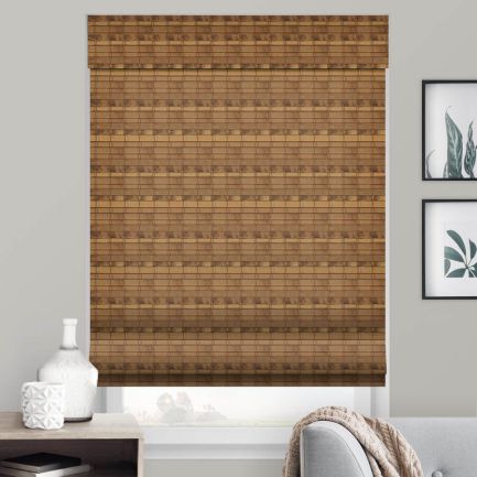 Stores en bois tissé îles décorateur