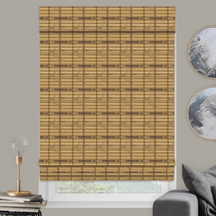 Stores en bois tissé îles décorateur