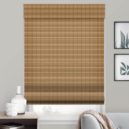 Stores en bois tissé îles décorateur