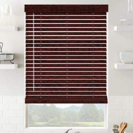 Stores en bois vieilli de 2 po