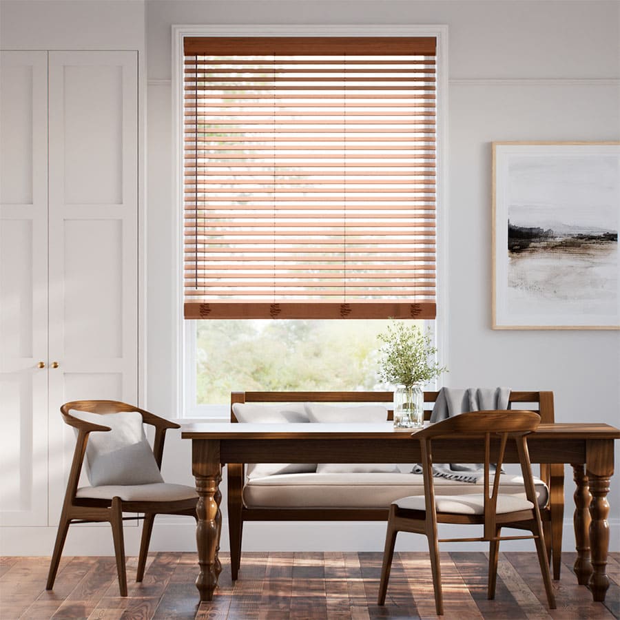 Stores imitation bois Héritage Décorateur de 2 po 1817