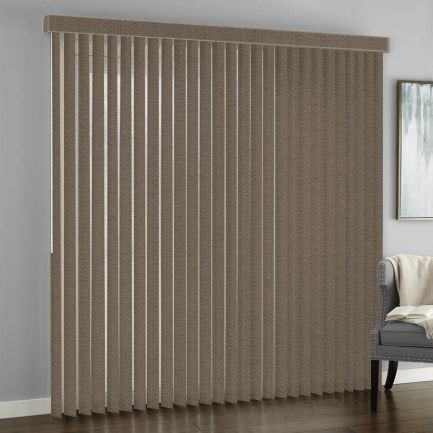 Stores verticaux en tissu décorateur de 3 1/2 po