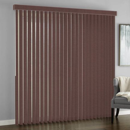 Stores verticaux en tissu décorateur de 3 1/2 po
