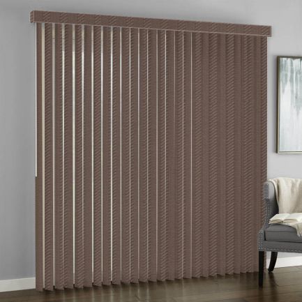 Stores verticaux en tissu décorateur de 3 1/2 po
