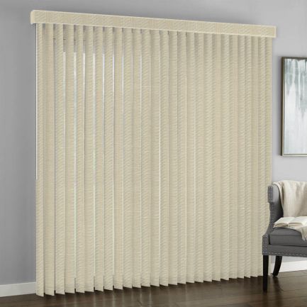 Stores verticaux en tissu décorateur de 3 1/2 po