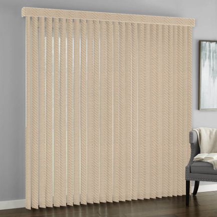 Stores verticaux en tissu décorateur de 3 1/2 po