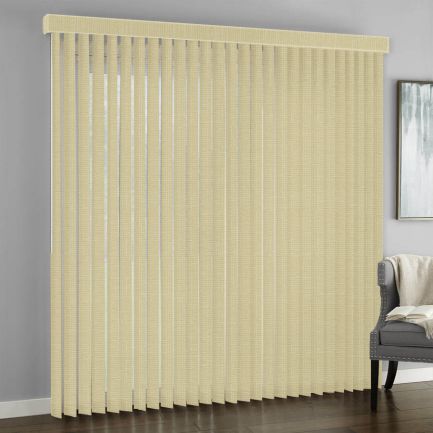Stores verticaux en tissu décorateur de 3 1/2 po