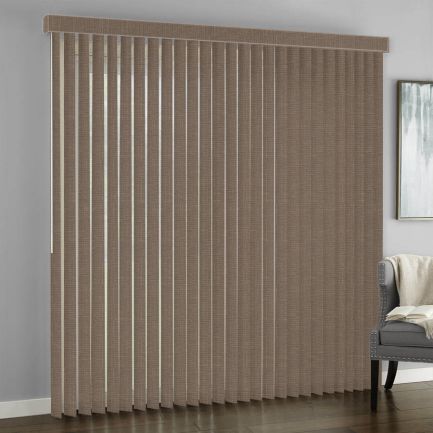 Stores verticaux en tissu décorateur de 3 1/2 po