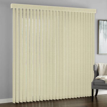 Stores verticaux en tissu décorateur de 3 1/2 po