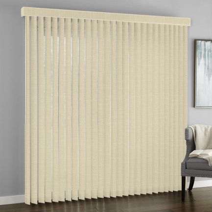 Stores verticaux en tissu décorateur de 3 1/2 po