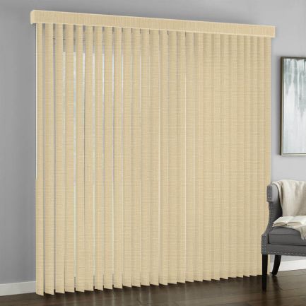 Stores verticaux en tissu décorateur de 3 1/2 po