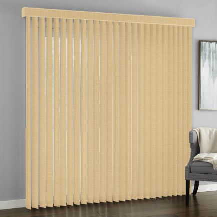 Stores verticaux en tissu décorateur de 3 1/2 po
