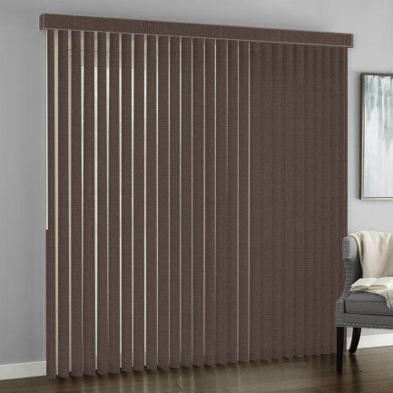 Stores verticaux en tissu décorateur de 3 1/2 po