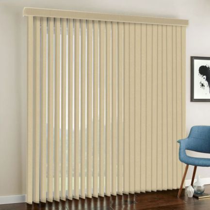 Stores verticaux tissu de luxe de 3 1/2 po