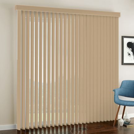 Stores verticaux tissu de luxe de 3 1/2 po