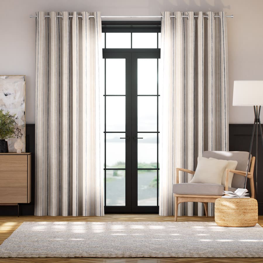 Striped Drapes/Curtains 1723