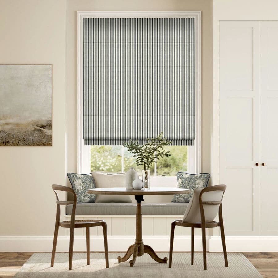 Striped Roman Shades 1722