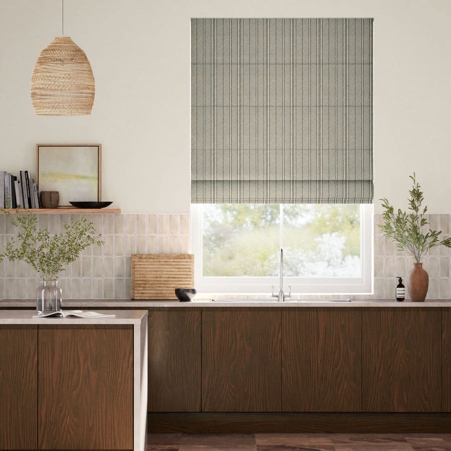Striped Roman Shades 1722