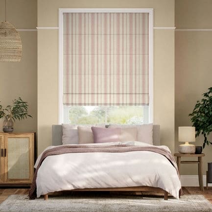 Striped Roman Shades