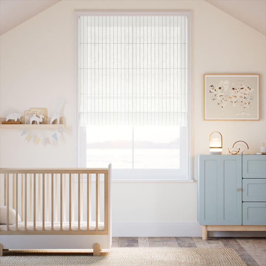 Striped Roman Shades 1722