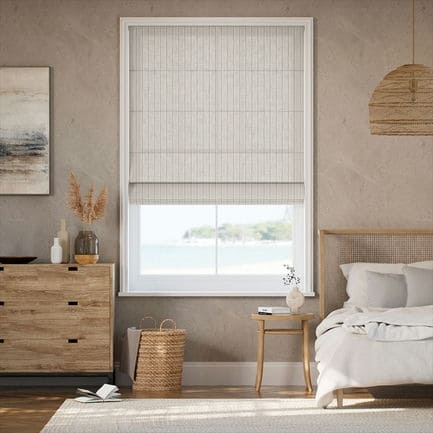 Striped Roman Shades