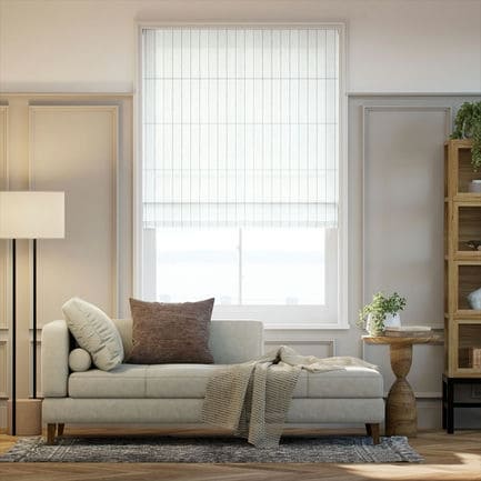 Striped Roman Shades