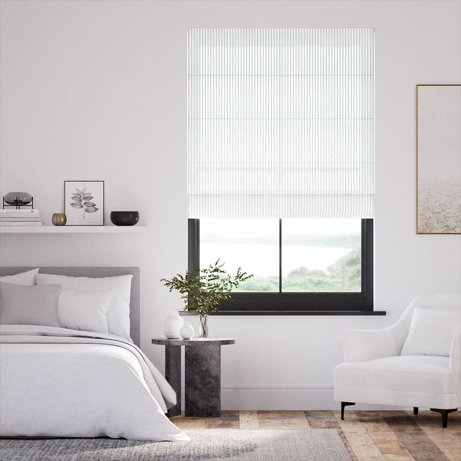 Striped Roman Shades 1722