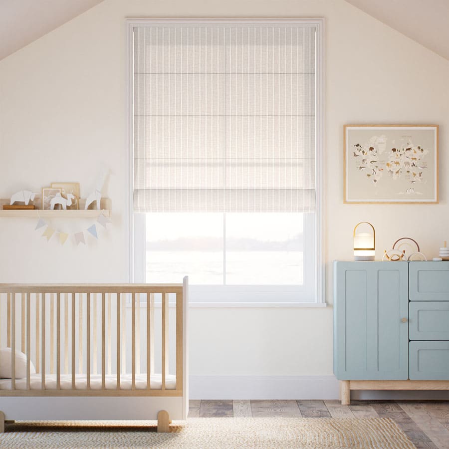Striped Roman Shades 1722