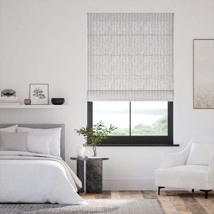 Striped Roman Shades