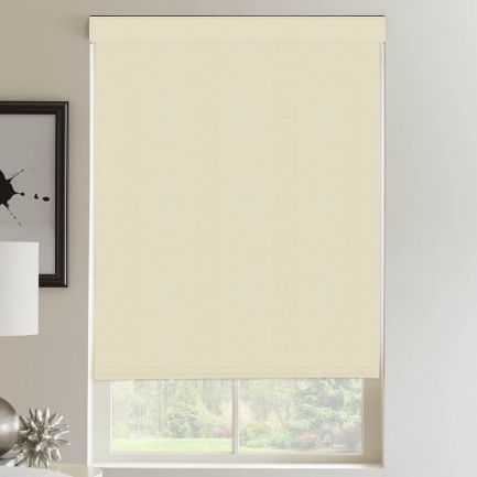 Toiles à rouleau sans cordon noircissantes en tissu