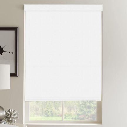 Toiles à rouleau sans cordon noircissantes en tissu