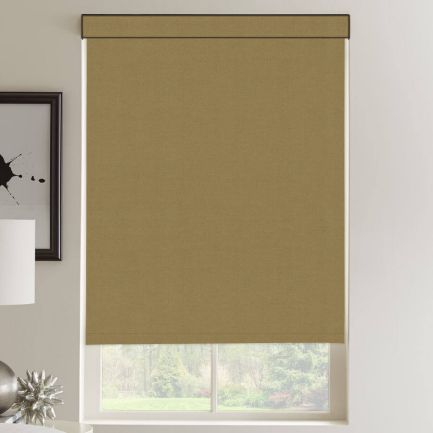 Toiles à rouleau sans cordon noircissantes en tissu