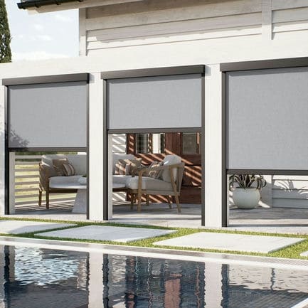 Toiles rétractables à rails latéraux pour la terrasse de luxe 1869