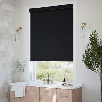 Value Vinyl Blackout Roller Shades 1150
