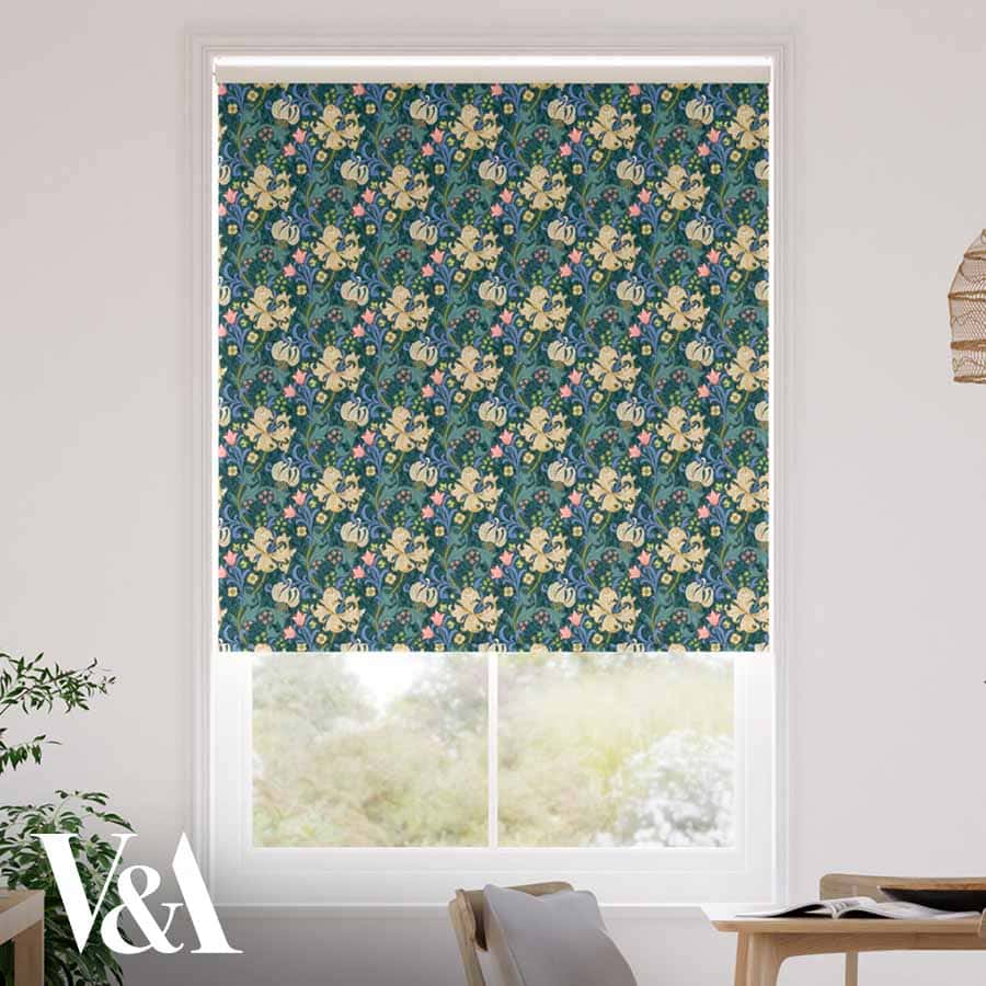 William Morris Blackout Roller Shades 1632