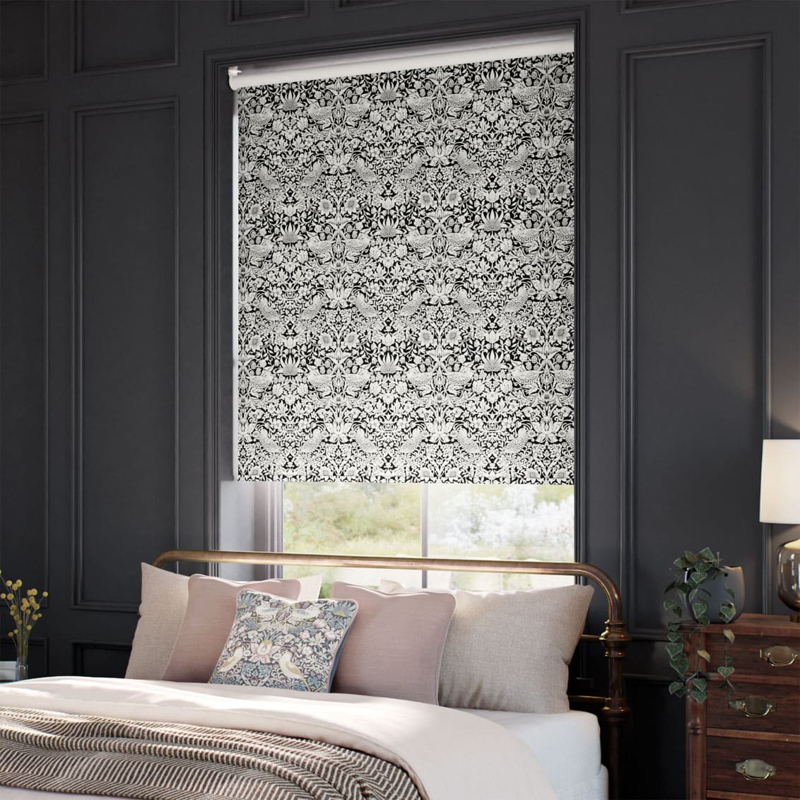 William Morris Blackout Roller Shades 1632