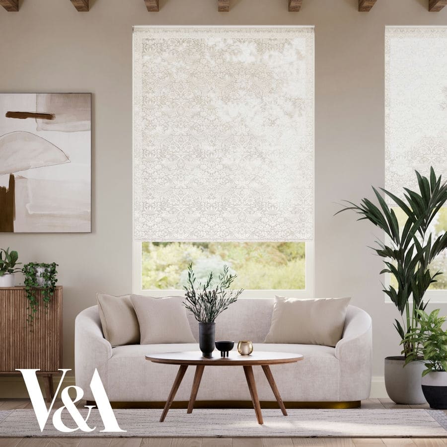 William Morris Light Filtering Roller Shades 1631
