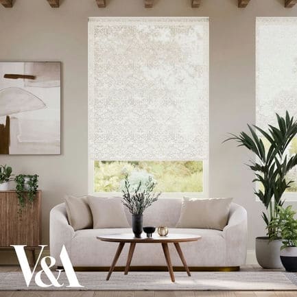 William Morris Light Filtering Roller Shades