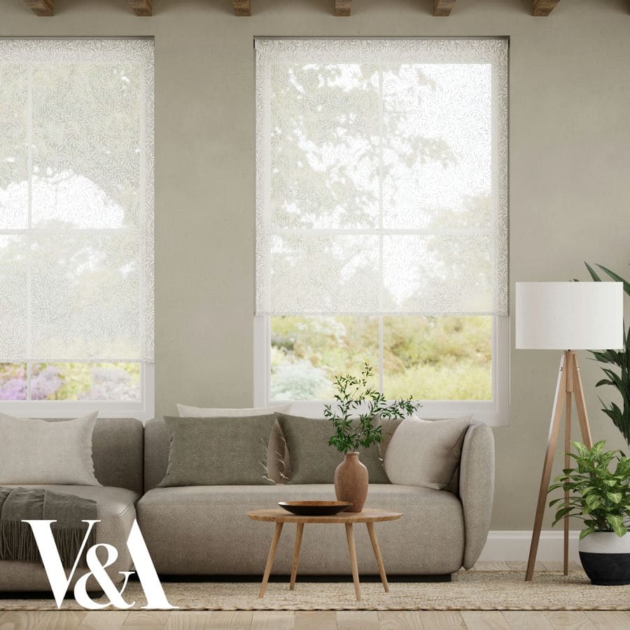 William Morris Light Filtering Roller Shades 1631