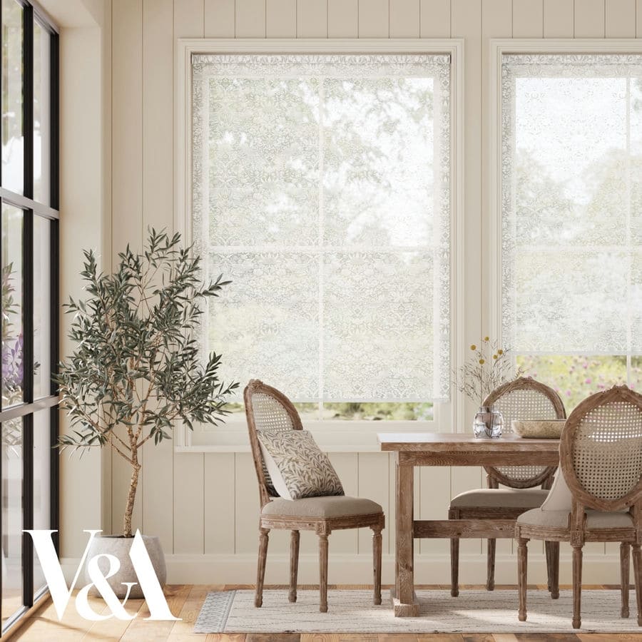 William Morris Light Filtering Roller Shades 1631