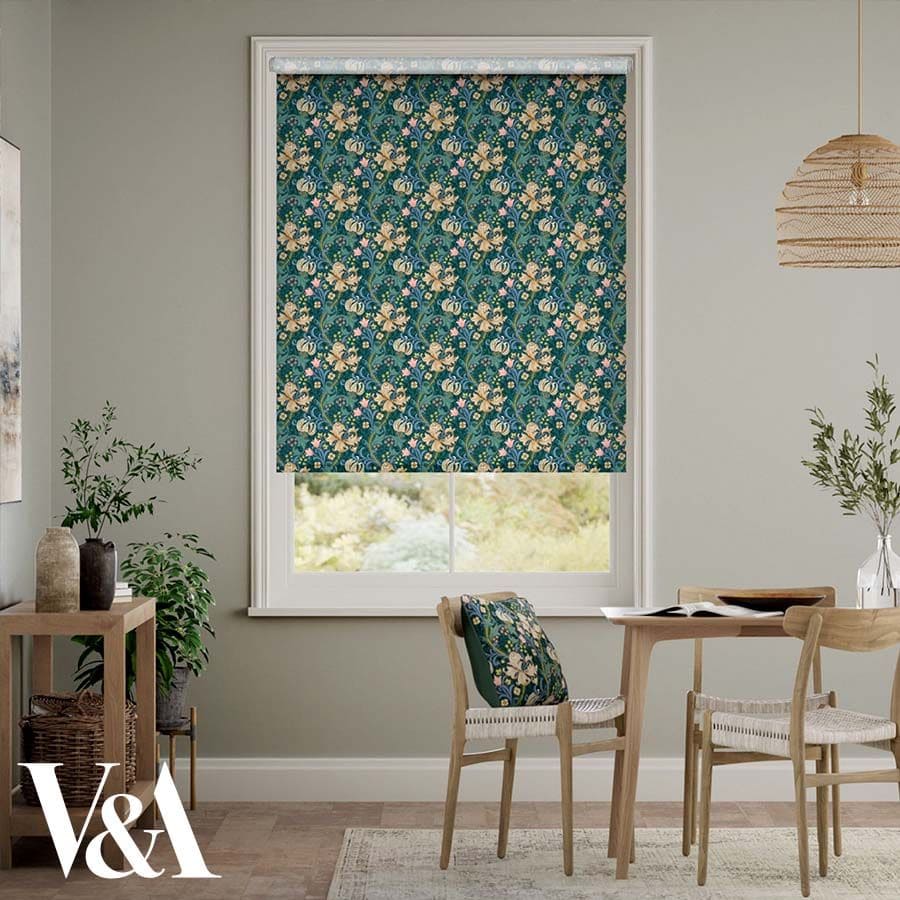 William Morris Light Filtering Roller Shades 1631