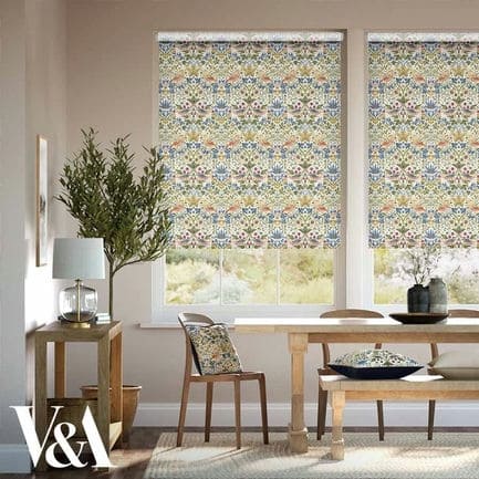 William Morris Light Filtering Roller Shades