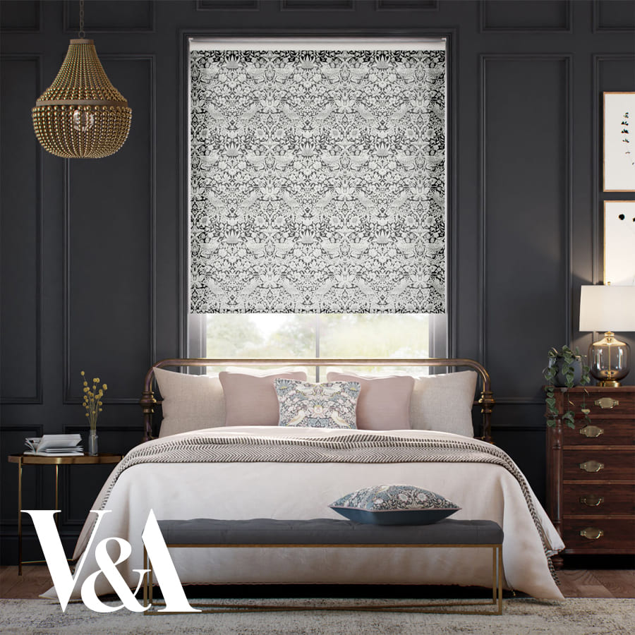 William Morris Light Filtering Roller Shades 1631