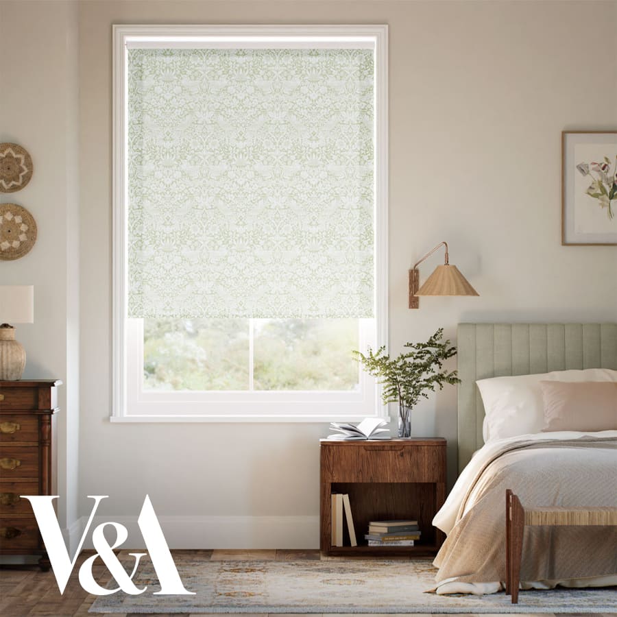 William Morris Light Filtering Roller Shades 1631