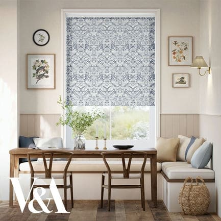 William Morris Light Filtering Roller Shades
